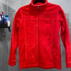 Columbia Red zip up